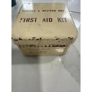 Vintage Norfolk and Western Railway First Aid Kit